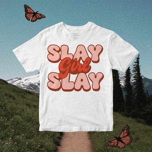 Slay Girl Slay PNG: Trendy Quote Sassy Design (Digital Download)