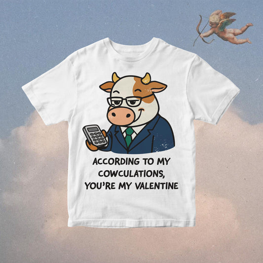 Cow Punny Valentine PNG: Farm Animal Lover Design (Digital Download)