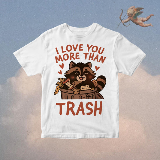 Raccoon Valentines Day PNG: Kawaii Rodent Funny Saying Design (Digital Download)