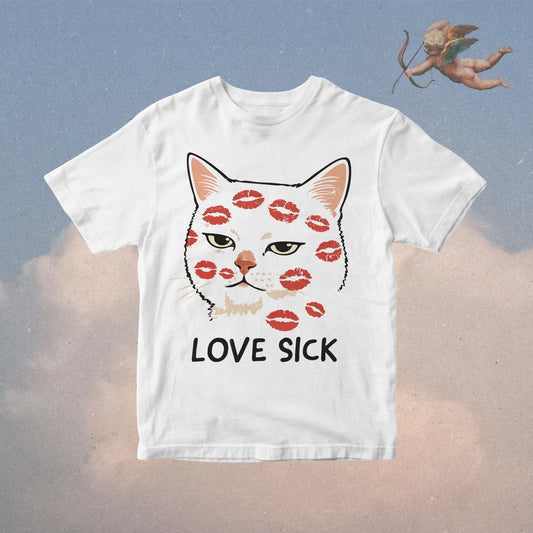 Anti-Valentine Cat PNG: Sarcastic T-shirt Design (Digital Download)