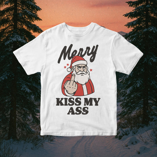 Funny Sarcastic Santa PNG: Adult Humor Christmas Design (Digital Design)