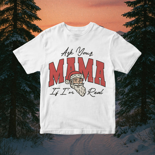 MAMA Christmas PNG: Santa Sassy Design (Digital Download)