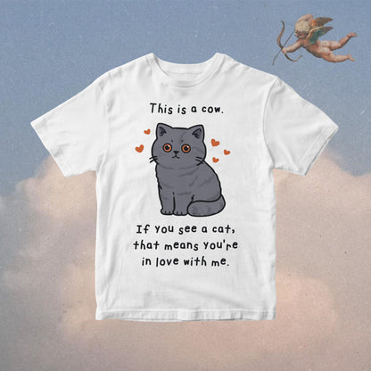 Funny Valentine Cat PNG: Humorous Gift Design (Digital Download)