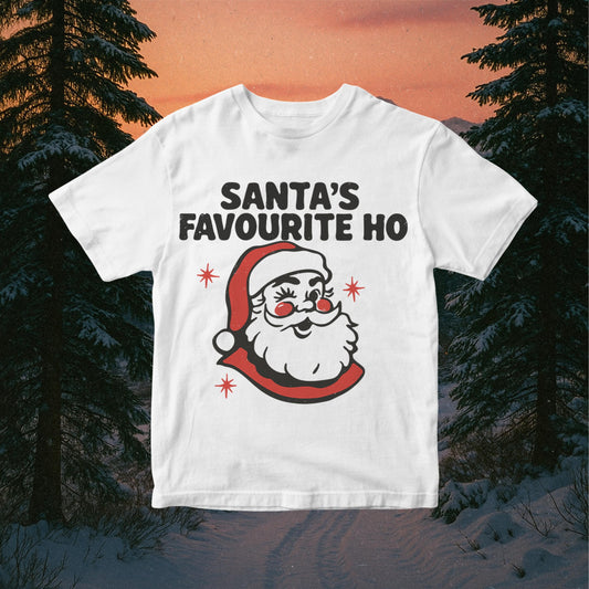 Naughty Christmas PNG: Santa's Favourite Ho Design Inappropriate POD X-Mas Graphic (Digital Download)