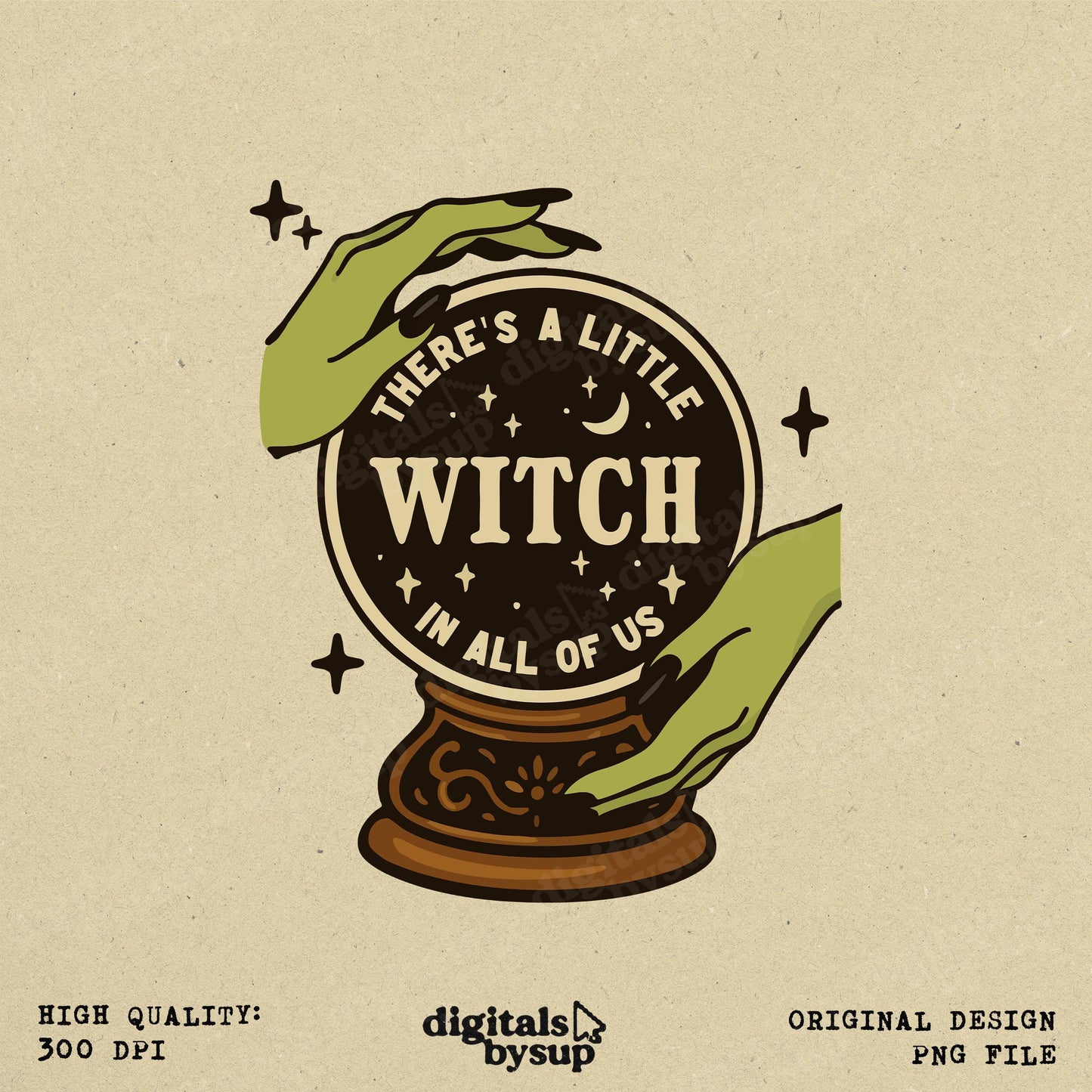 Witch Saying PNG: Halloween Design, Cricut Cut File (Digital Download)