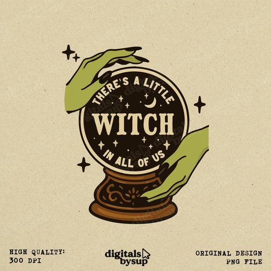 Witch Saying PNG: Halloween Design, Cricut Cut File (Digital Download)