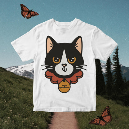 Sassy Cat PNG: "High Maintenance" Related Pet Design (Digital Download)
