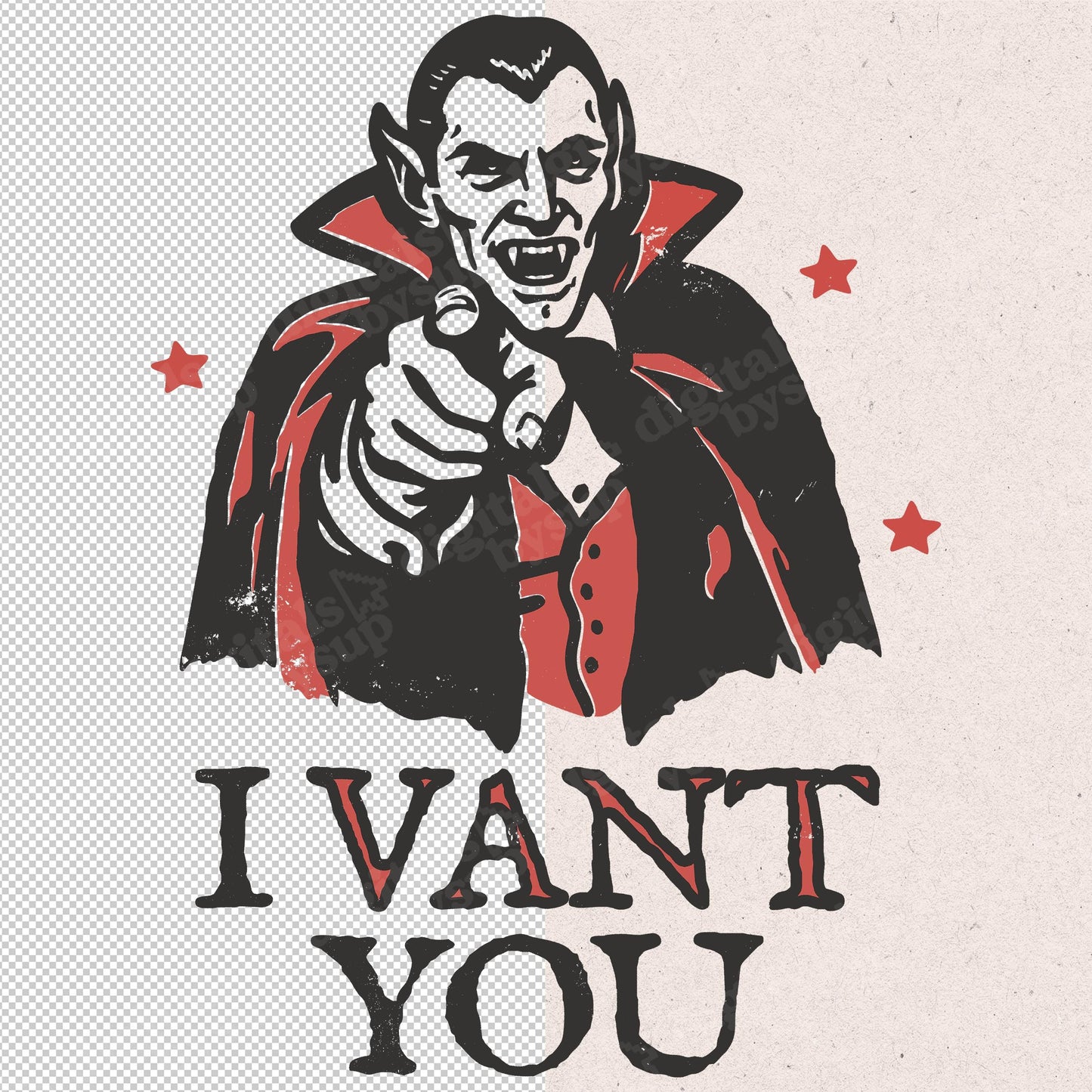 Vampire Valentines PNG: Couples Halloween Sublimation Design, Funny Gothic Graphic (Digital Download)