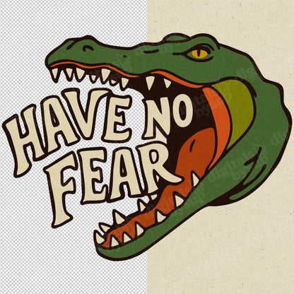 Retro Crocodile PNG: Vintage Alligator Clipart Motivational Quote Sublimation Design (Digital Download