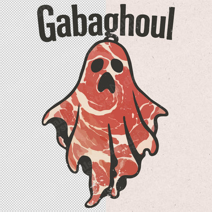 Gabagool Meme PNG - Gabaghoul Funny Halloween Ghost Italian Food Sublimation Design