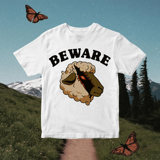 Wolf in Sheep's Clothing PNG: Beware Mischievous Clipart (Digital Download)