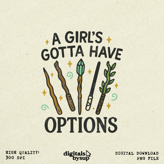 Witch Wand PNG: Girly Halloween Clipart (Digital Download)