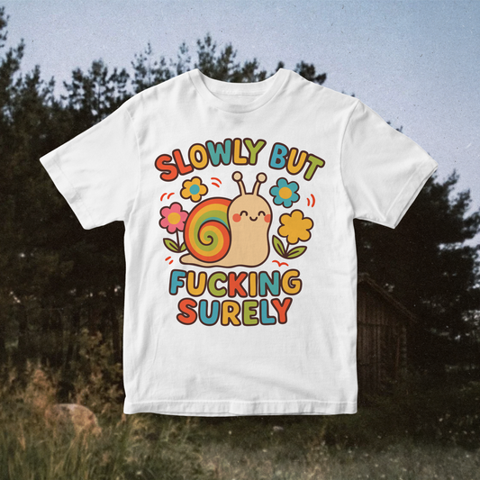 Funny Snail Progress Quote PNG - Sweary Animal Clipart (Digital Download)