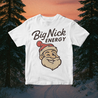 Big Nick Energy Santa PNG: Funny Retro Christmas Design (Digital Download)