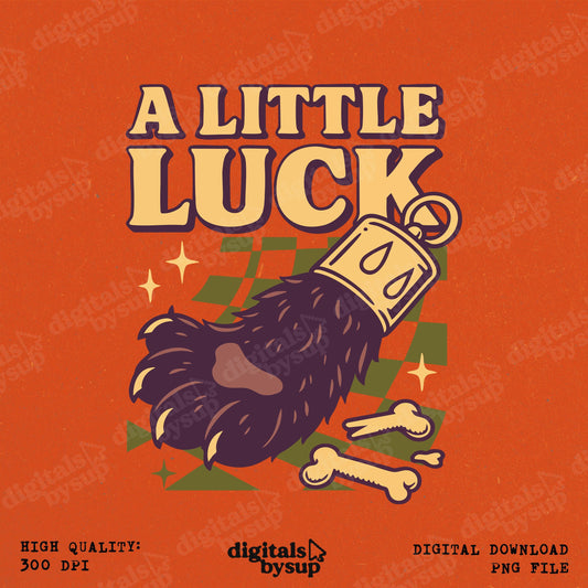 Spooky Halloween Clipart PNG: Retro Rabbit, Cat Paw, Bone Design (Digital Download)