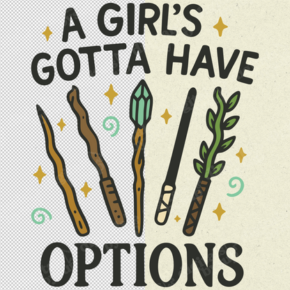 Witch Wand PNG: Girly Halloween Clipart (Digital Download)