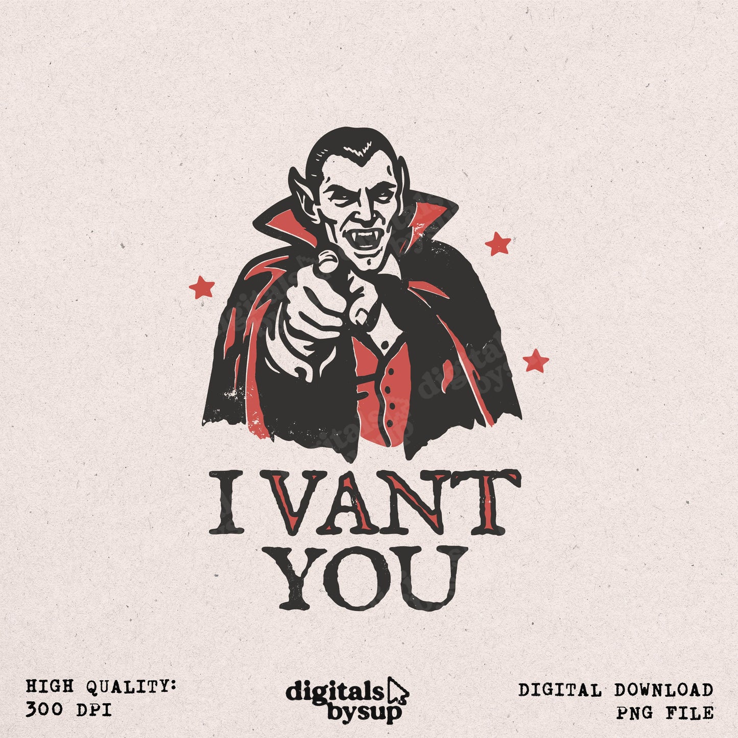 Vampire Valentines PNG: Couples Halloween Sublimation Design, Funny Gothic Graphic (Digital Download)