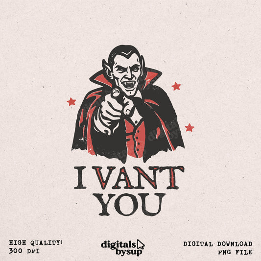 Vampire Valentines PNG: Couples Halloween Sublimation Design, Funny Gothic Graphic (Digital Download)