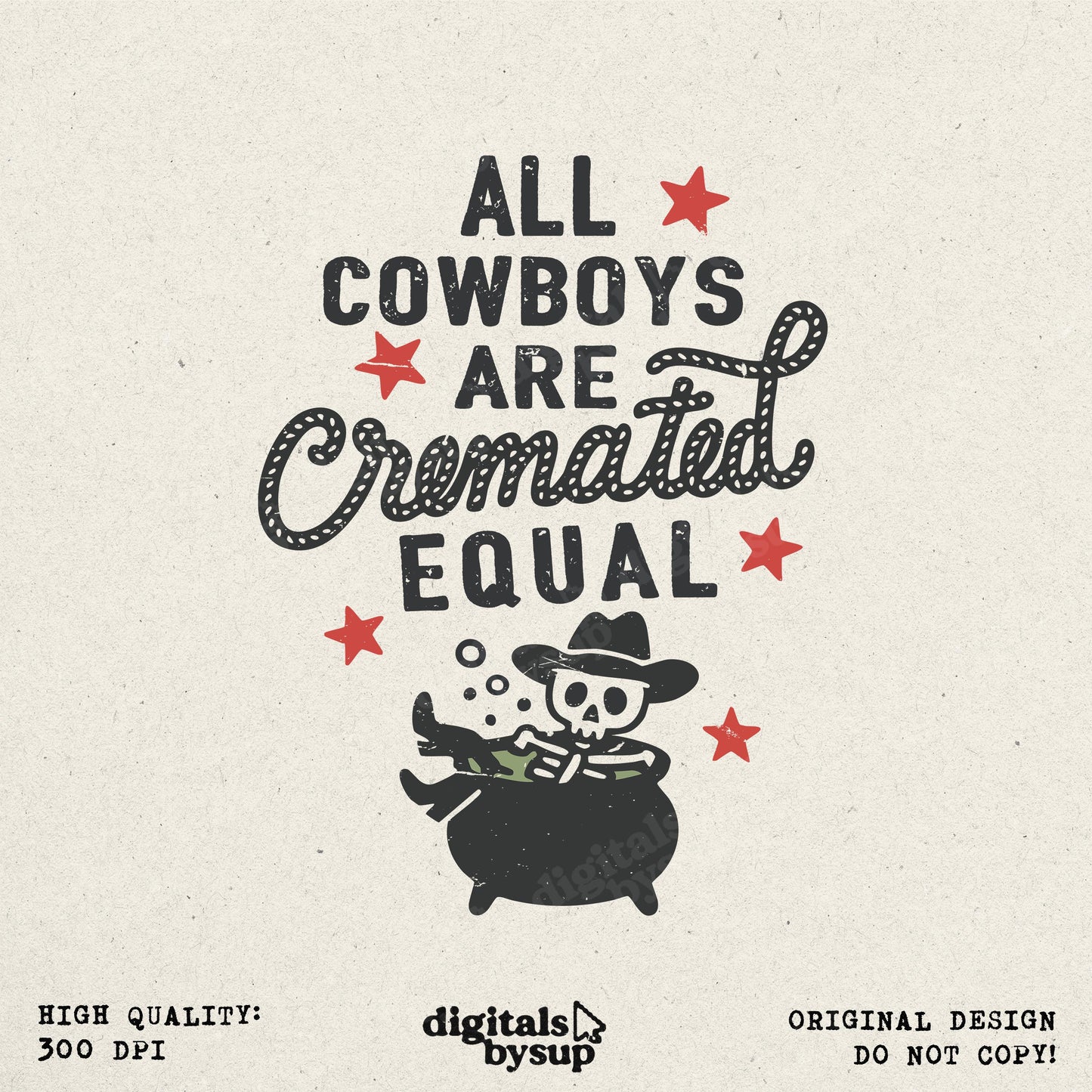 Western Cowgirl Halloween PNG: Distressed Shirt Design (Digital Download)