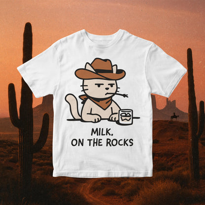 Cowboy Kitten PNG: Funny Chibi Western Kawaii Design (Digital Download