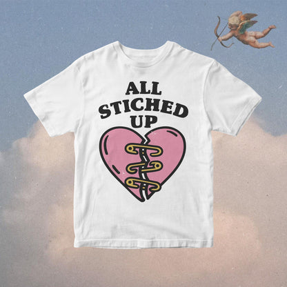 Broken Heart PNG: Anti-valentines Heart Safety Pin Design (Digital Download)