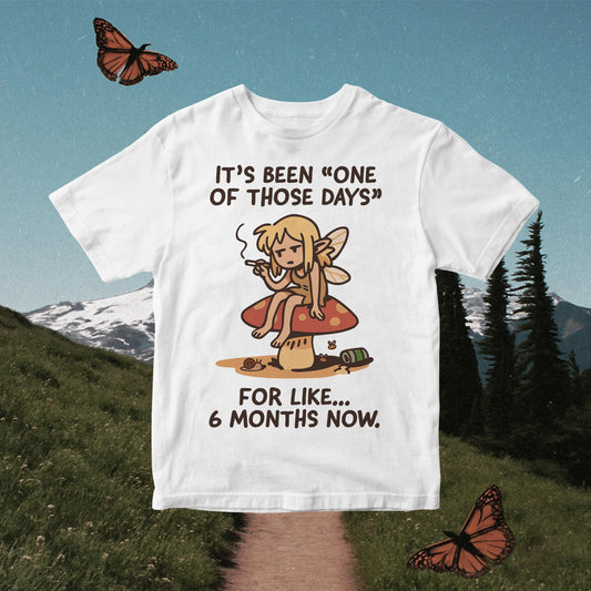 Overstimulated Fairy PNG: Cottage-core Fantasy Mental Health Design (Digital Download)